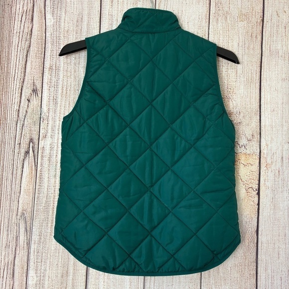 J.crew Womens Excursion Quilted Primaloft Green Vest size Small - Picture 5 of 9